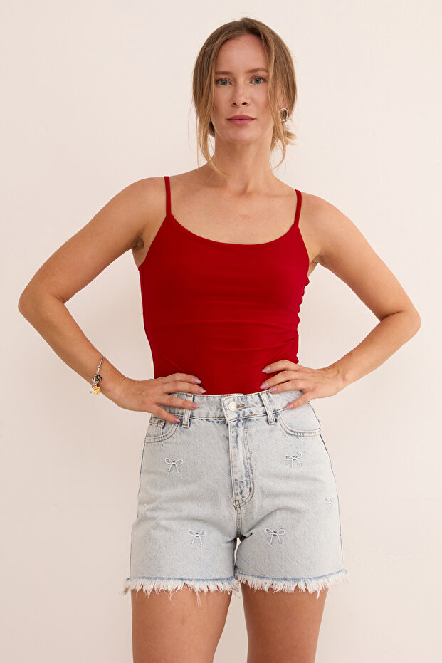 Basic İp Askılı Çıtçıtlı Body - 2