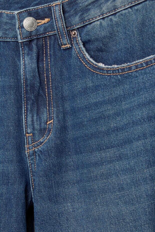 Düşük bel geniş paça jean - 8