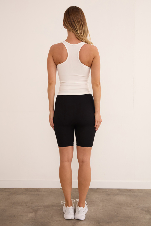 Basic Fitilli Biker Tayt - 6