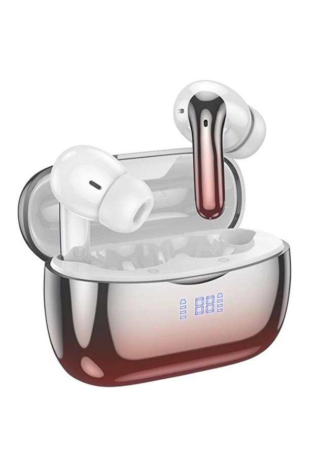 Casti True Wireless EQ16, Bluetooth, ANC (Rosu)