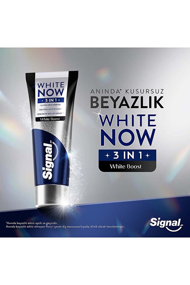 White Now Diş Macunu 3 in 1 White Boost 75 ml x2 - 4