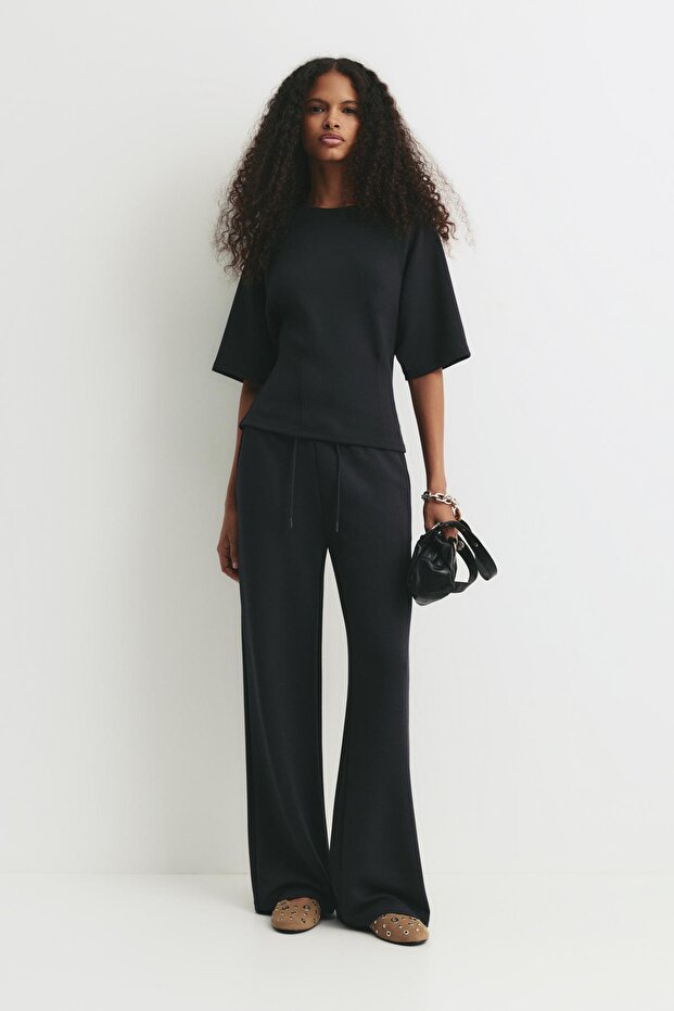 Kısa kollu sweatshirt - 1