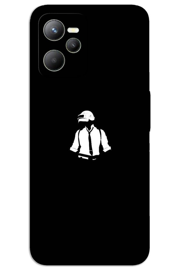Realme C35 Case Hd Pattern Printed Back Cover - Pubg Adam