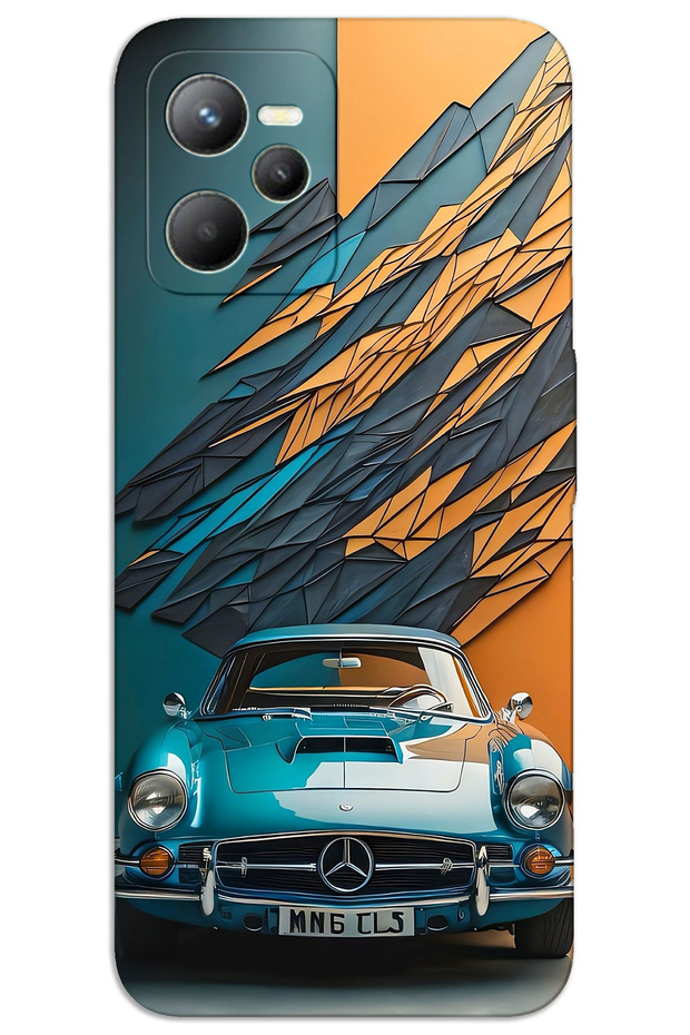 حافظة Realme C35 ذات غطاء خلفي مطبوع بنمط HD - Merce