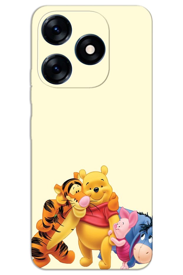 Tecno Spark 10 Pro Case Hd Pattern Printed Back Cover - Winnie the Pooh 3