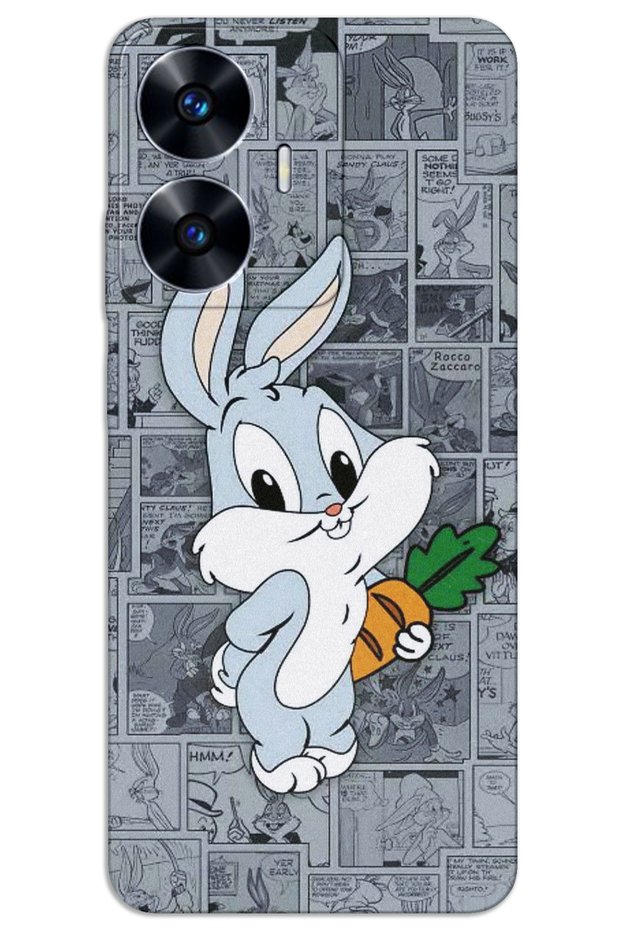Realme C55 Case Hd Pattern Printed Back Cover - Bugsbunny 1