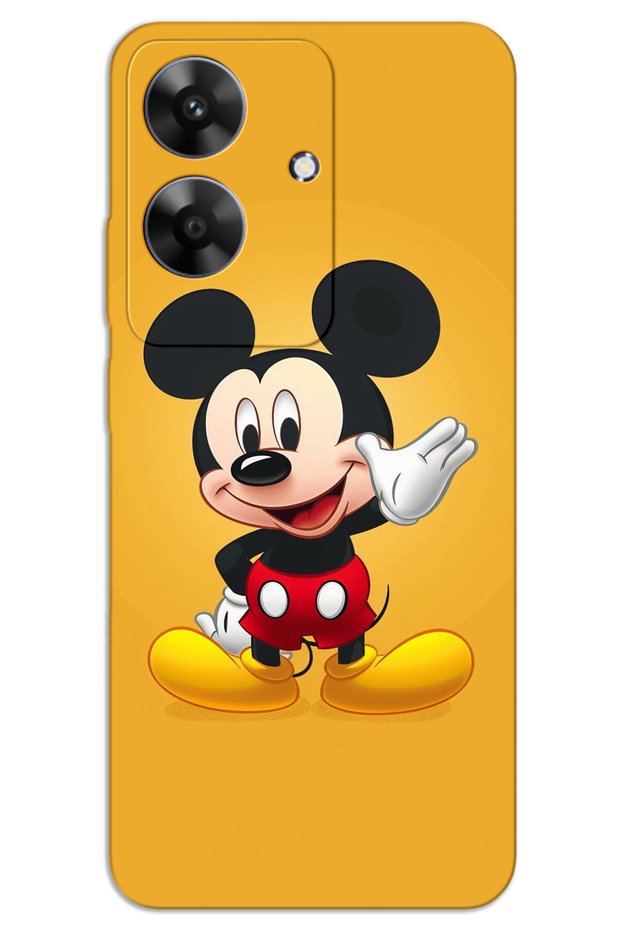 حافظة Realme Note 60 ذات غطاء خلفي مطبوع بنمط HD - ميكي 3