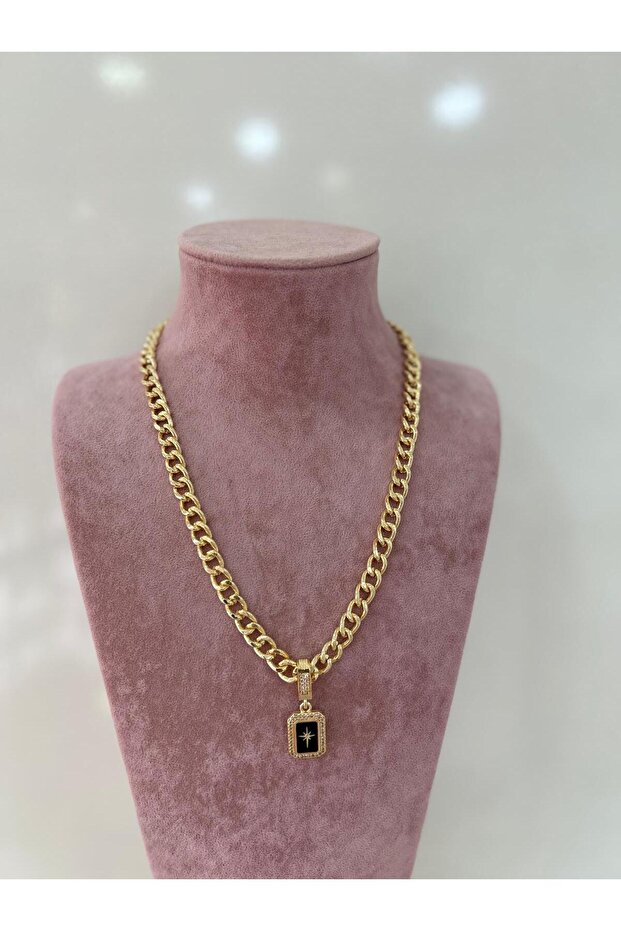 Gold Çelik Kolye
