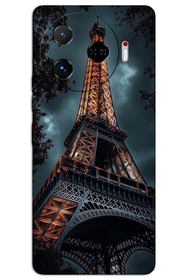 حافظة هاتف Tecno Camon 30 Pro 5G ذات غطاء خلفي مطبوع بنمط HD - برج إيفل