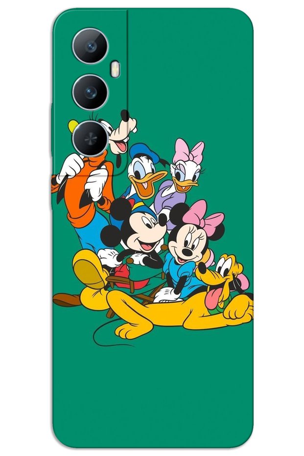 حافظة Realme C65 ذات غطاء خلفي مطبوع بنمط HD - ميكي 1