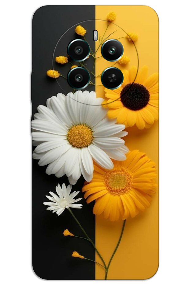 Realme 12 Pro Case Hd Pattern Printed Back Cover - Daisy