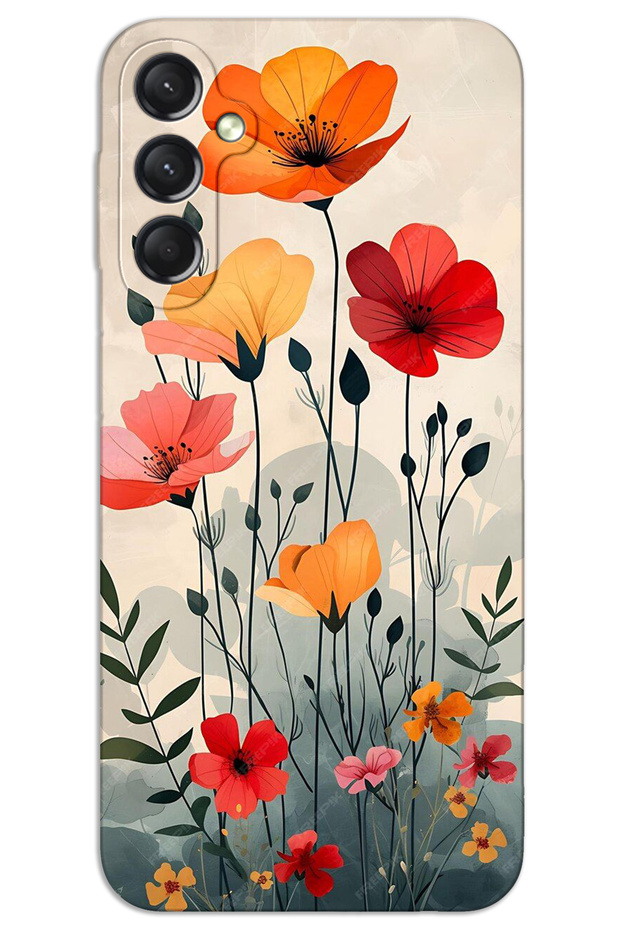 Samsung Galaxy A25 Case Hd Pattern Printed Back Cover - Tulip