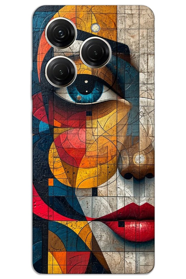Tecno Spark 20 Pro 5g Case Hd Pattern Printed Back Cover - Art Face