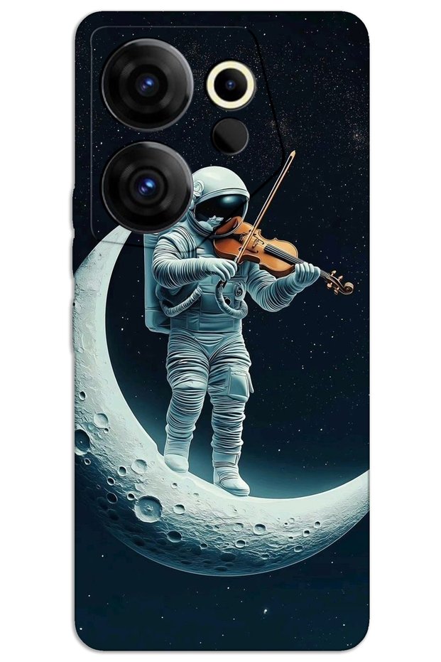 Tecno Camon 20 Premier 5g Case Hd Pattern Printed Back Cover - Astronaut Violin