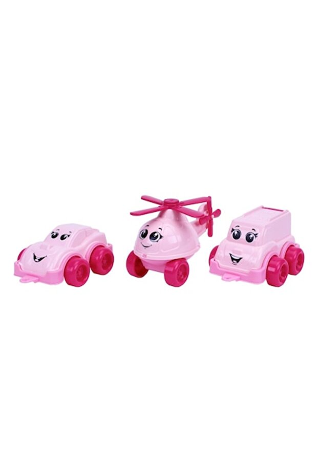 Set de mașini roz - 1