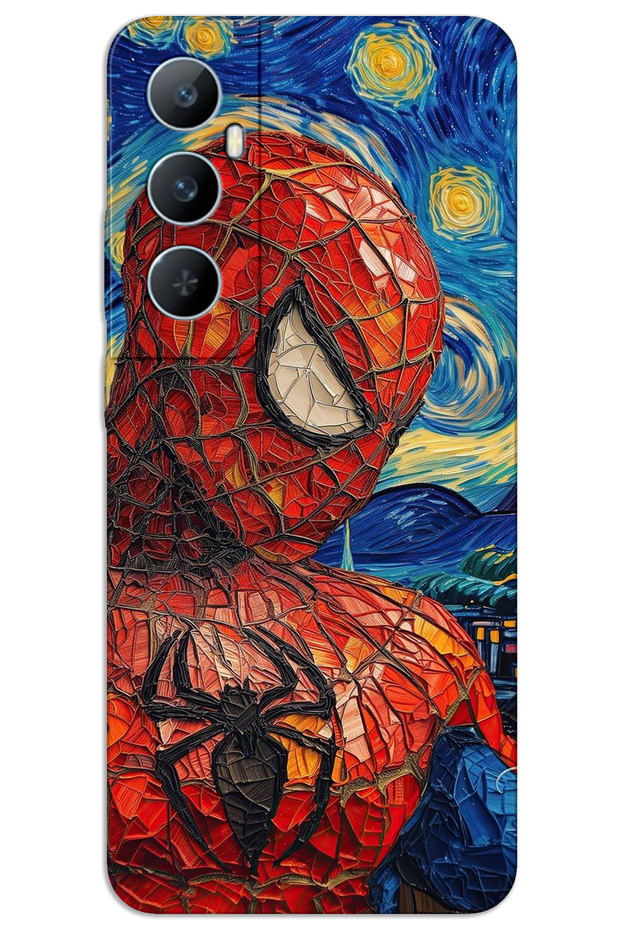 Realme C65 Case Hd Pattern Printed Back Cover - Spiderman