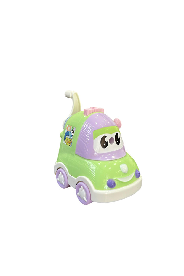 Cute Car Patterned Table Top Pencil Sharpener with Handle - 1