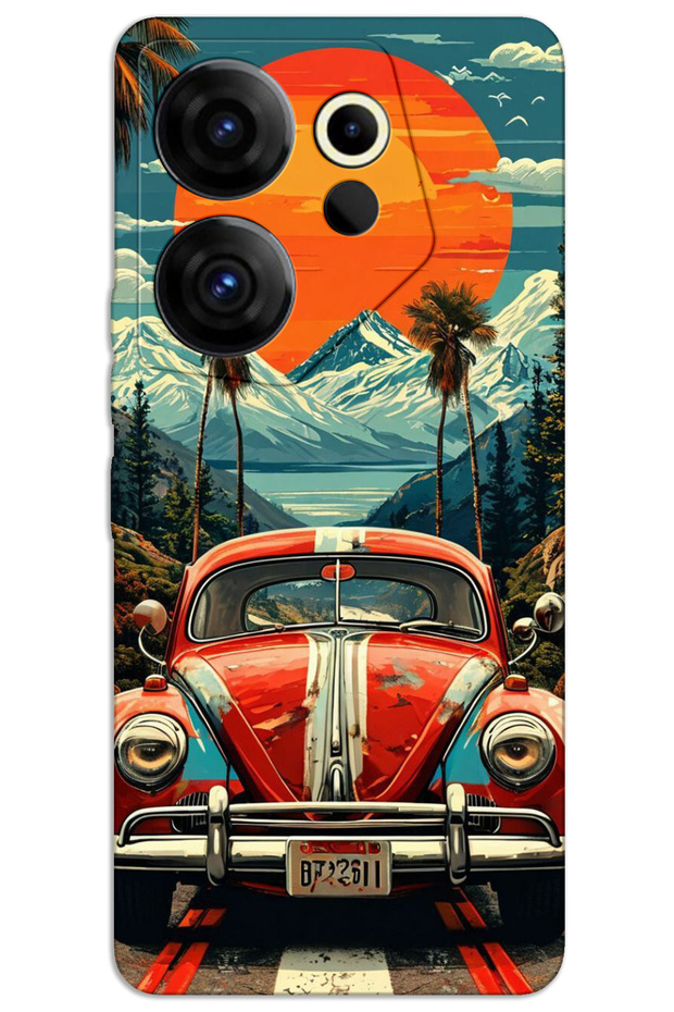 Tecno Camon 20 Premier 5g Case Hd Pattern Printed Back Cover - Vosvos Moon