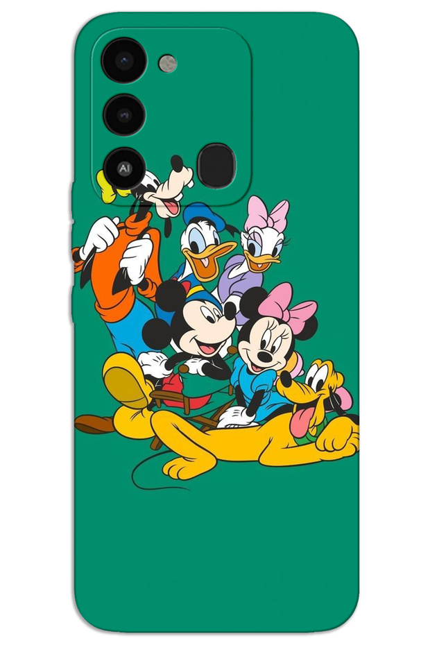 Tecno Spark 8C Case Hd Pattern Printed Back Cover - Mickey 1