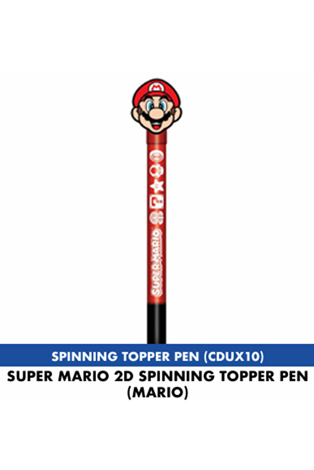 SUPER MARIO (MARIO) 2D SPINNING TOPPER PEN
