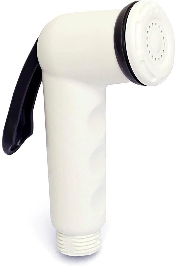 -Loasi Shattaf Complete Set – White Handheld Bidet Spray with Hose & Wall Bracket