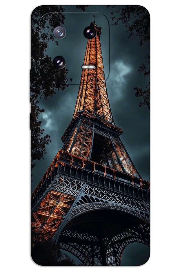 غطاء خلفي مطبوع بنمط HD لهاتف Xiaomi Mi 13 - برج إيفل