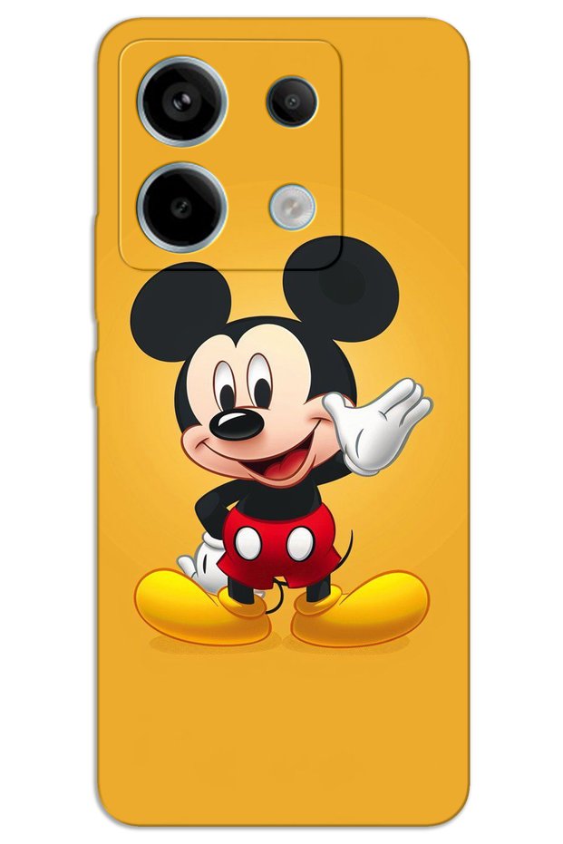 حافظة هاتف Xiaomi Redmi Note 13 Pro 5G عالية الدقة مطبوعة بنمط خلفي - ميكي 3