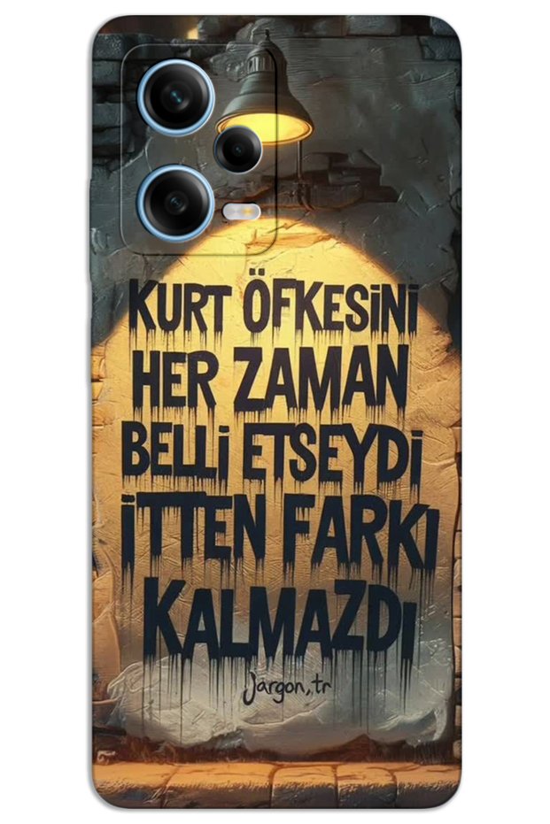 Xiaomi Redmi Note 12 Pro 5g Case Hd Pattern Printed Back Cover - Wolf Fury