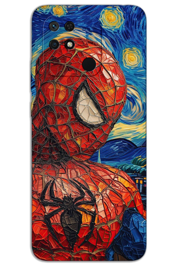 Xiaomi Poco C40 Case Hd Pattern Printed Back Cover - Spiderman