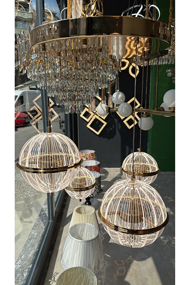 Ledli Salon Avize - 1