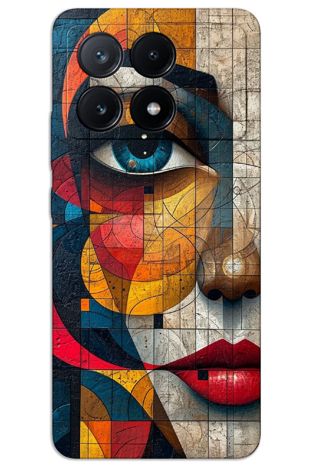 Xiaomi Poco X6 Pro Case Hd Pattern Printed Back Cover - Art Face
