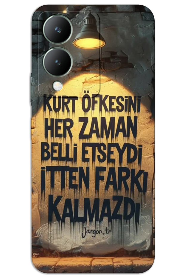 Vivo Y17S Case Hd Pattern Printed Back Cover - Wolf Fury