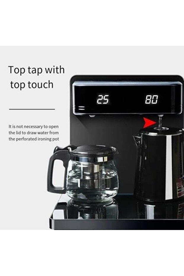 Smart Water Dispenser, Dual Water Outlet, Touch Screen Display, Remote Control with Voice Function, - 6