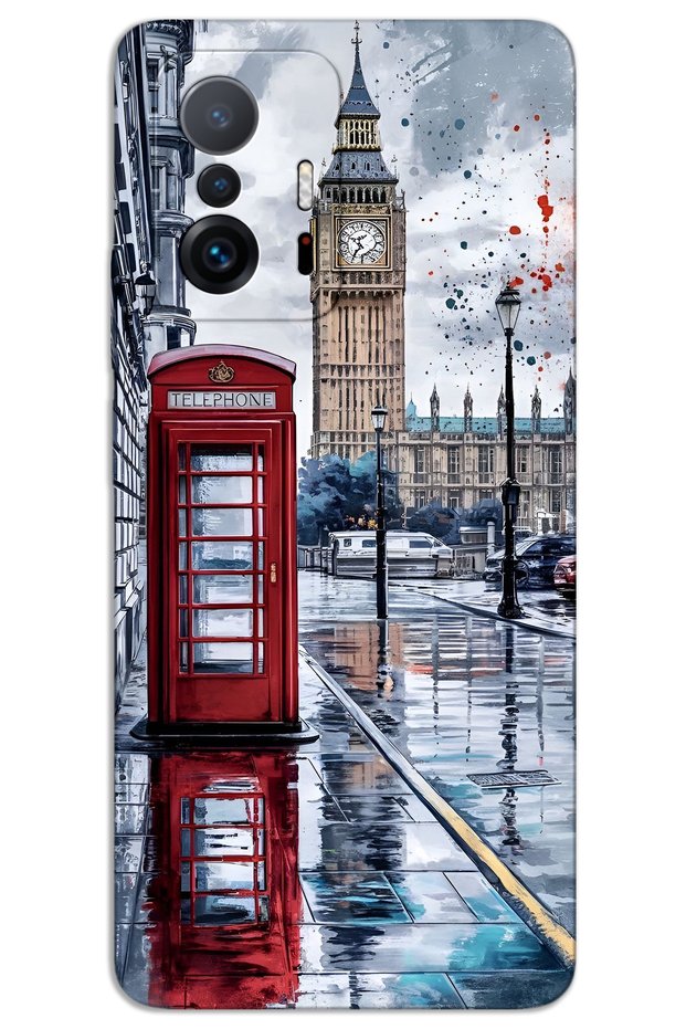 Xiaomi Mi 11t / Mi 11t Pro Case Hd Pattern Printed Back Cover - London