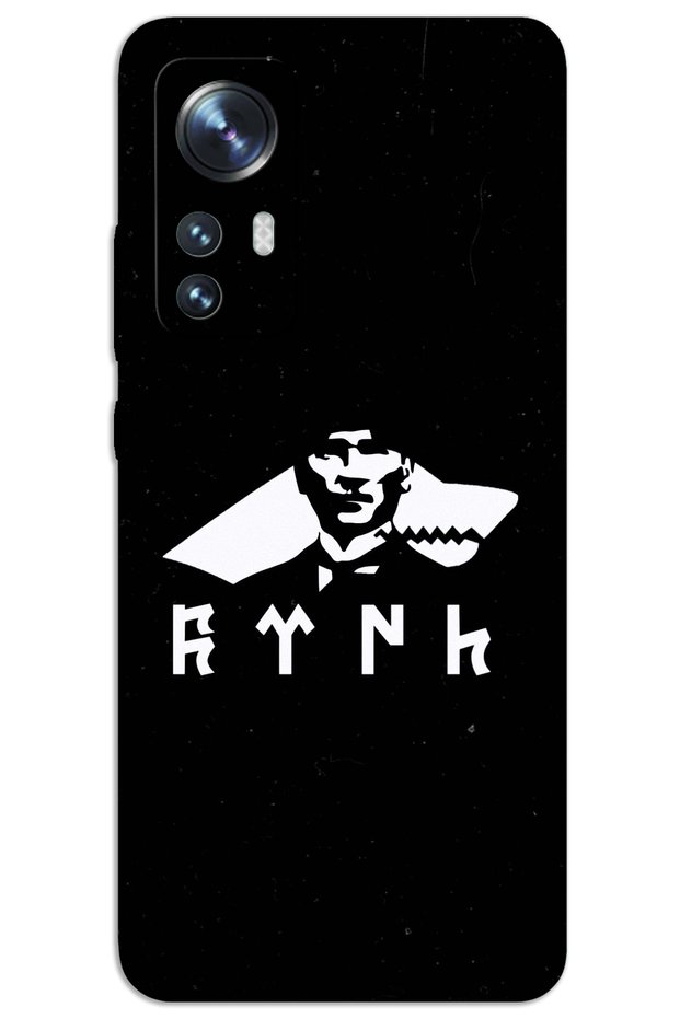 Xiaomi Mi 12 Case Hd Pattern Printed Back Cover - Atatürk Kurt