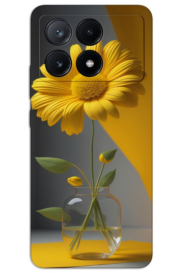 حافظة Xiaomi Poco X6 Pro ذات غطاء خلفي مطبوع بنمط HD - زهرة الجرس