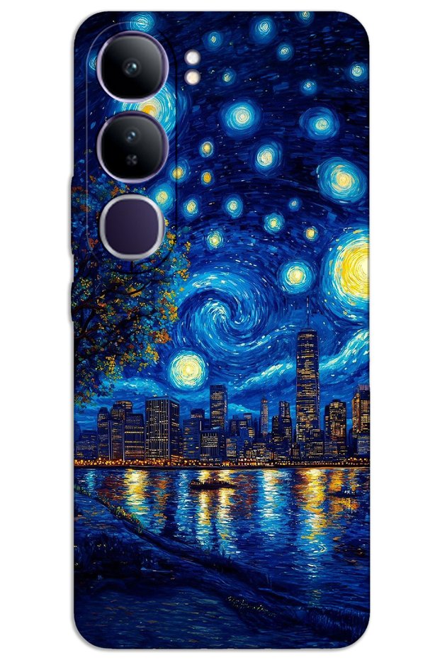 Vivo V40 Lite Case Hd Pattern Printed Back Cover - Art Sahil