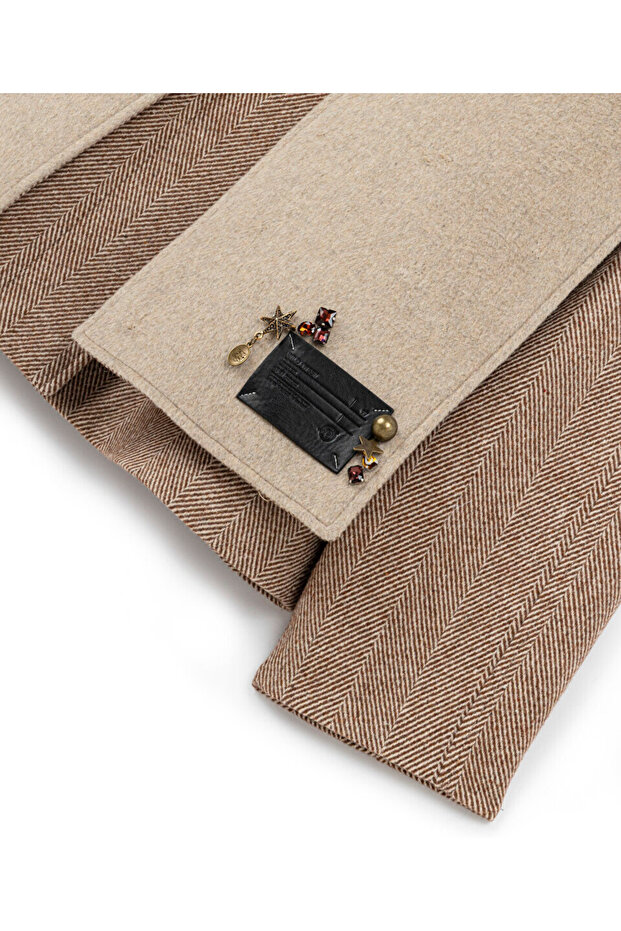 Coat with Removable Sash Accessories - 4