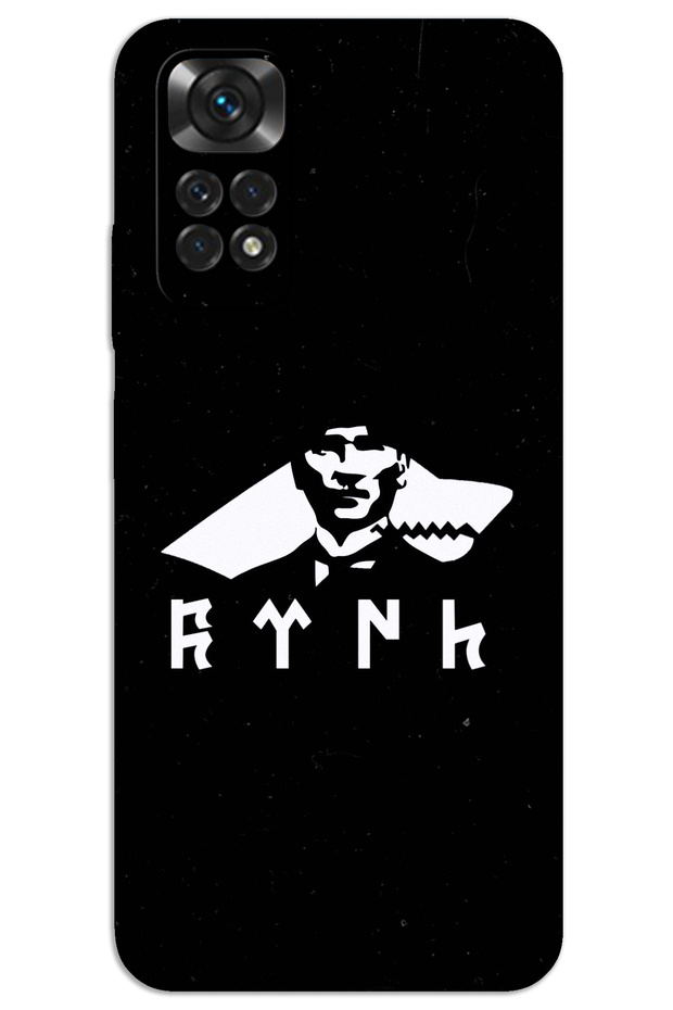Xiaomi Redmi Note 11 Case Hd Pattern Printed Back Cover - Atatürk Kurt