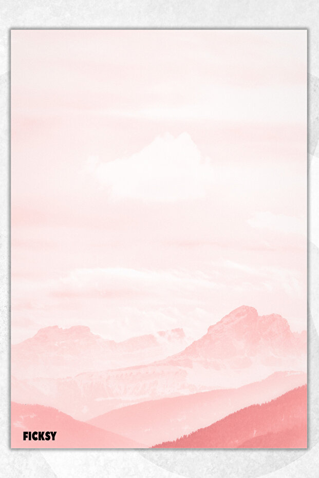 A5 Mountain Notepad Unlined Notebook - 50 Sheets - Memopad - Notepad - Note Book - Note Paper - 1