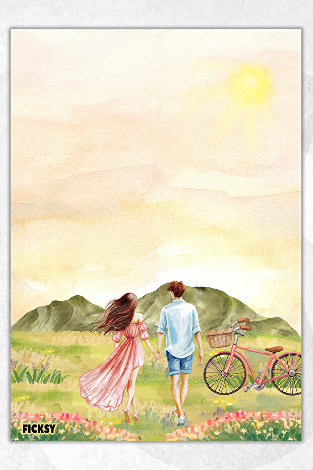 دفتر ملاحظات A5 Love بدون خطوط - 50 ورقة - مذكرة - دفتر ملاحظات - دفتر ملاحظات - ورق ملاحظات - 1