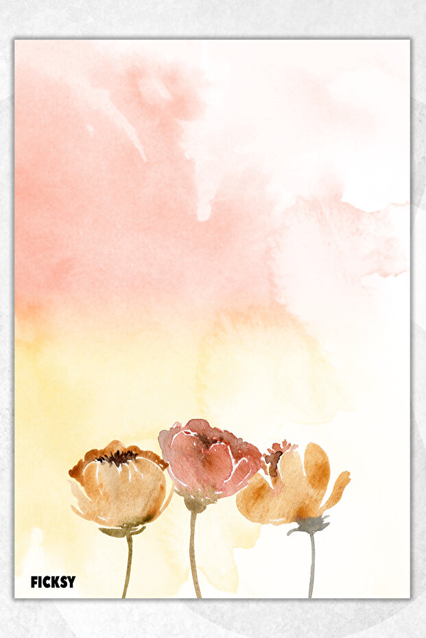 Flower Note Paper - A5 Size - 50 Sheets - Notepad - Memopad - Memo Pad - to Do List - Notebook - 1