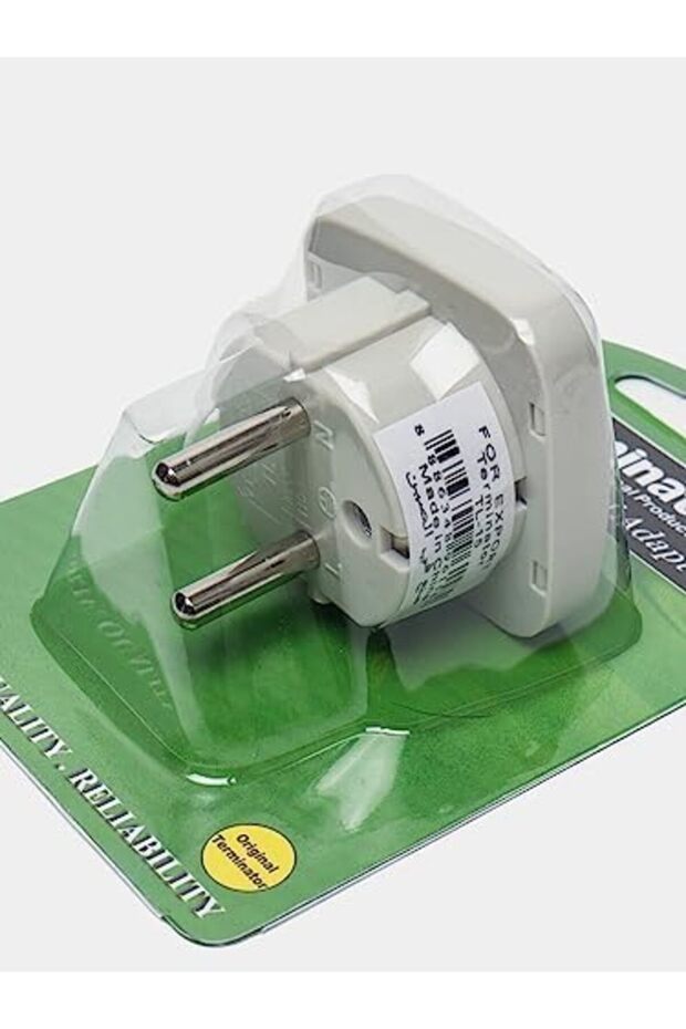 Terminator Multi Travel Adaptor Suchko To Universal Power Adapter UK/US/AU to EU Converter With Shut - 3