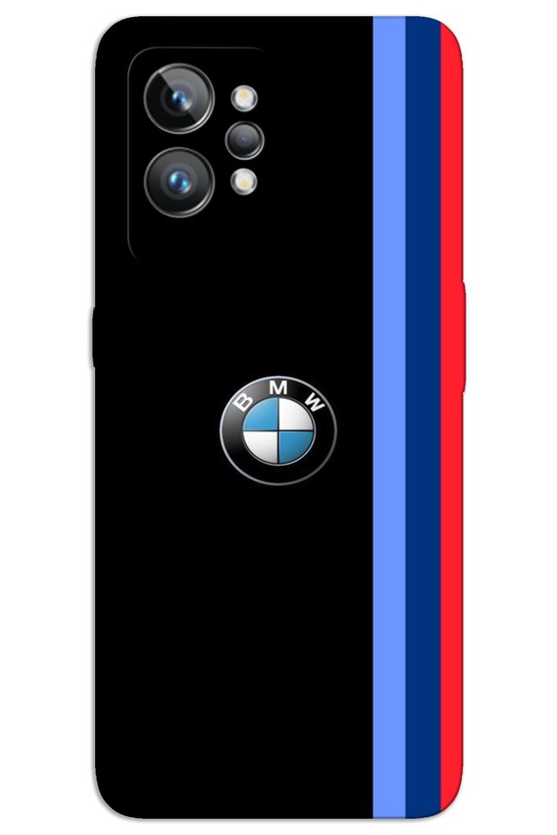 حافظة Realme GT 2 Pro ذات غطاء خلفي مطبوع بنمط HD - ثلاثة شرائط سوداء