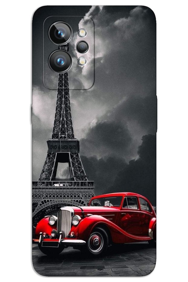 Realme Gt 2 Pro Case Hd Pattern Printed Back Cover - Cold Eiffel