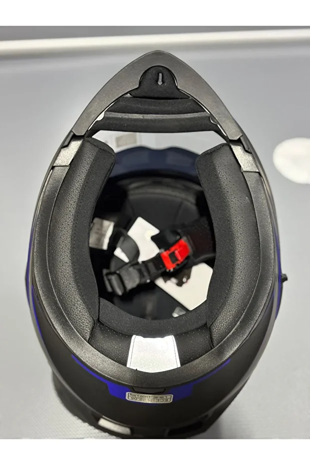 Jk-902 Güneş Vizörlü Çene Açılır Kask H8 BLUE - 8