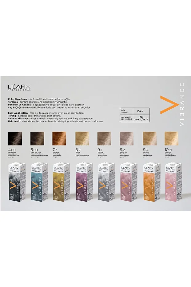 VIBRANCE Touch Cila Boyası 100 ml Geçiş Boyası 8 Harika Renk 100 ml - 3