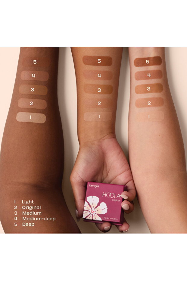 Hoola Mat Bronzer Pudra HOOLA MEDIUM DEEP Elsbeauty - 3