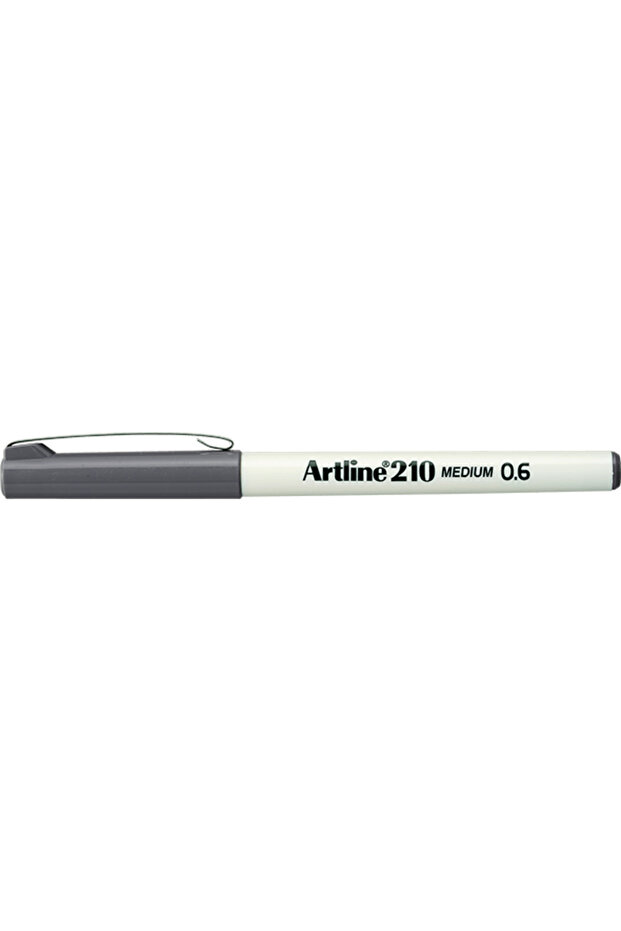 210 Felt Tip Pen 0.6mm Medium Liner Gray