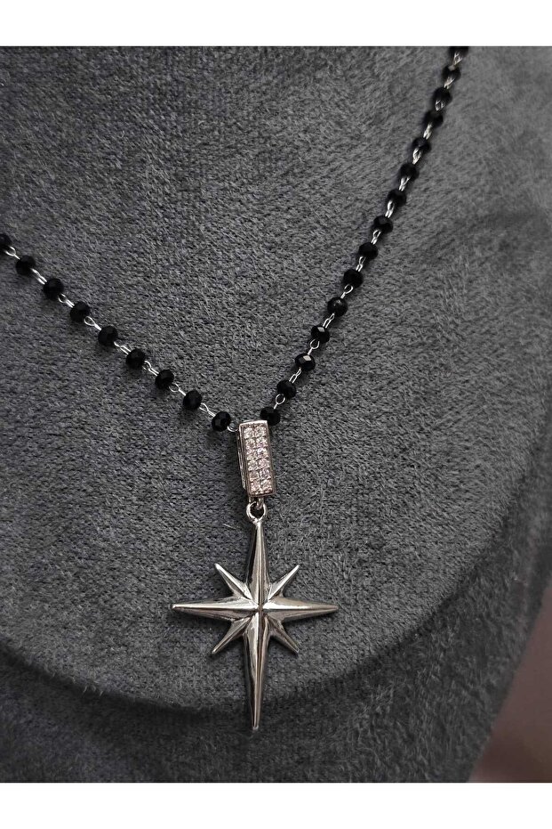 yıldız çelik kolye - 2